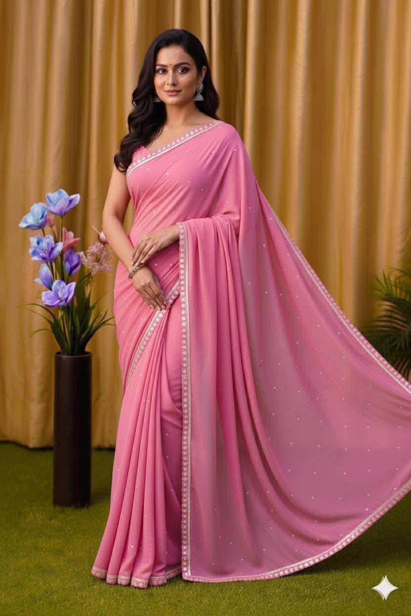 Premium Soft Jhorjet Saree
