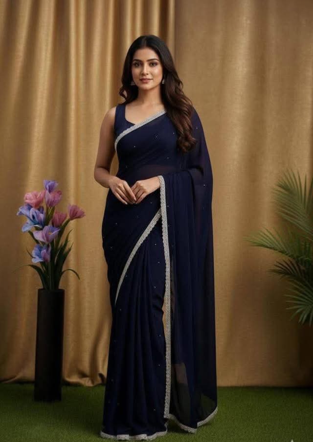 Premium Soft Jhorjet Saree