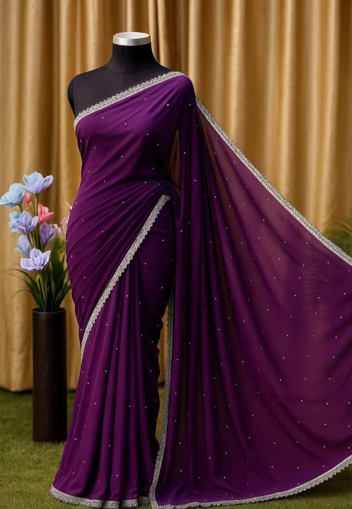 Premium Soft Jhorjet Saree
